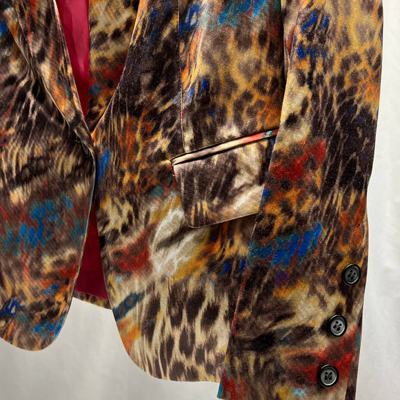 Insight Multicolor Animal Print Blazer - Picture 3 of 10